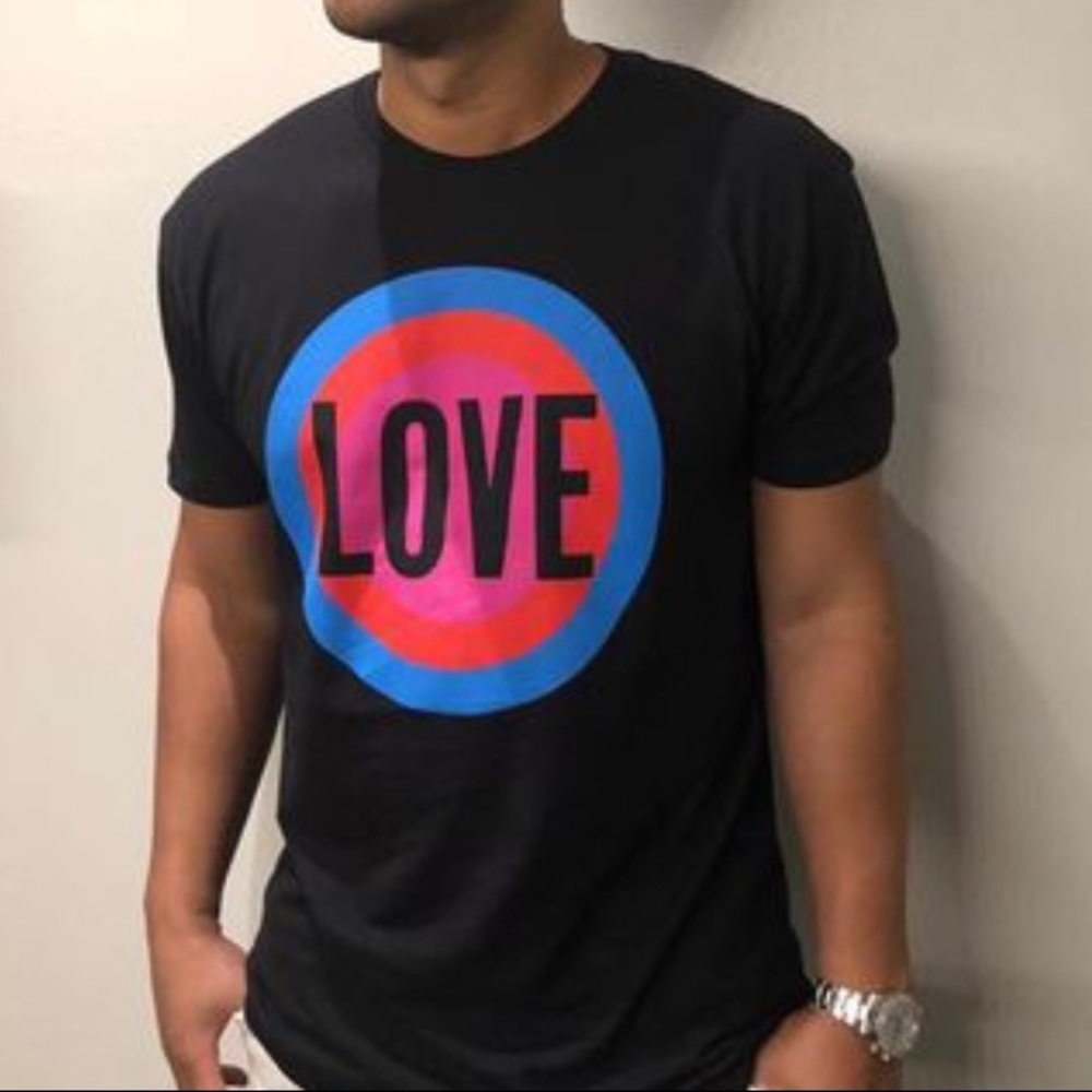 John Legend Love Circle T-Shirt Black Sz S